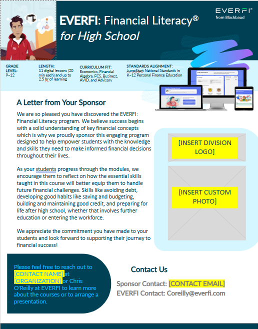 Financial Literacy For High School Financial Literacy For High School
